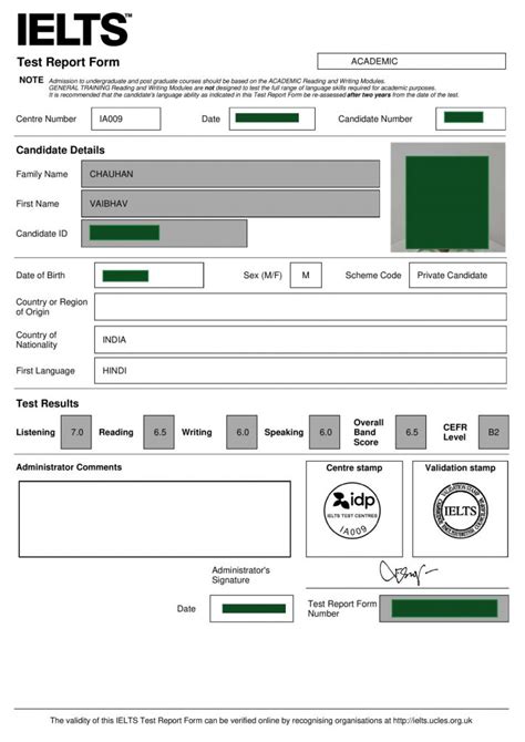 idp exam result